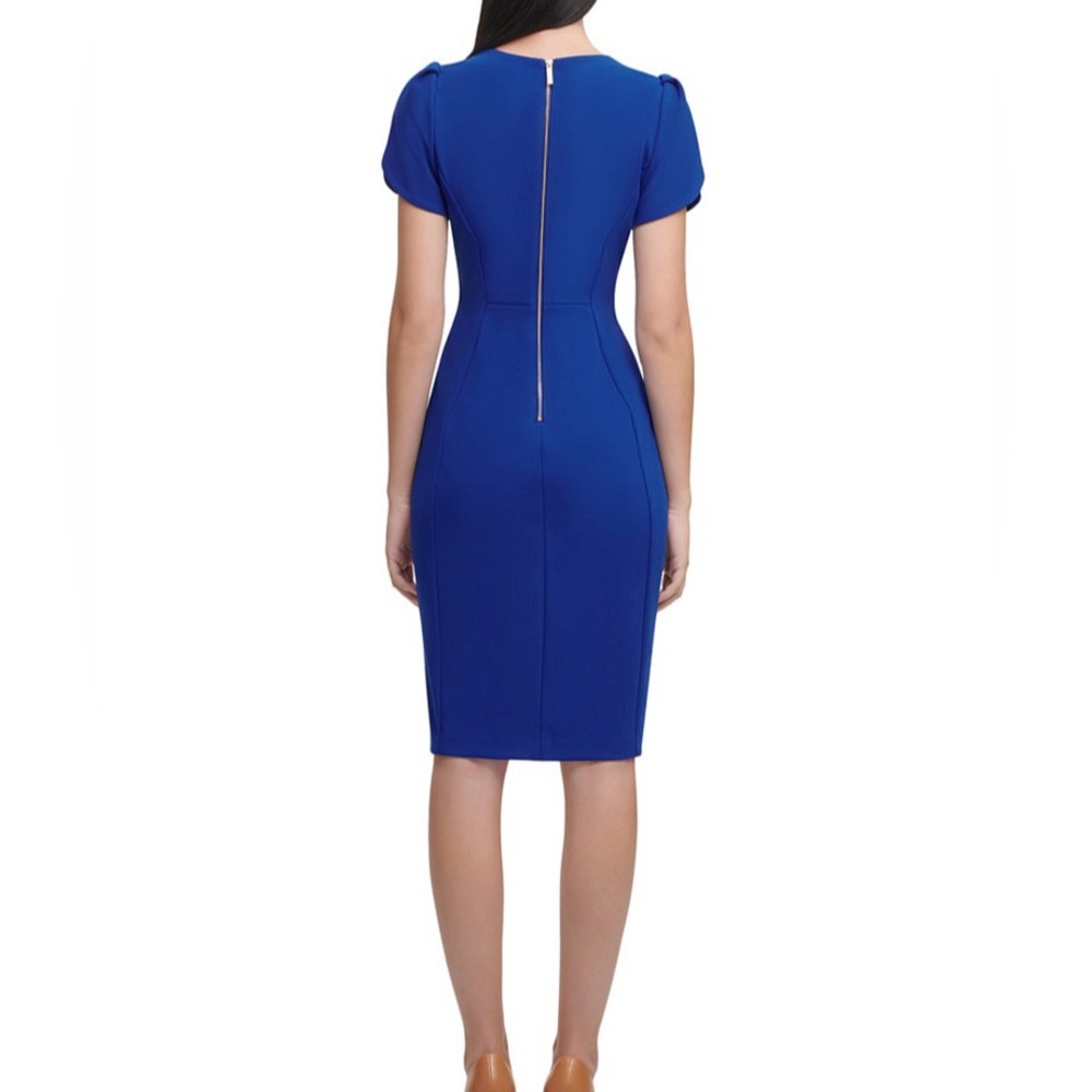 Calvin Klein tulip sleeve-dress